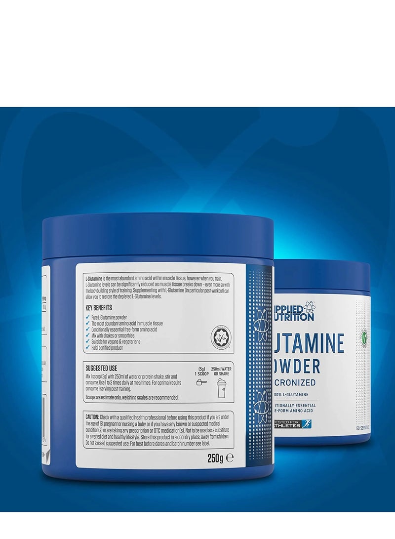 Applied Nutrition Applied Nutrition L-Glutamine Micronized Powder - Unflavored - 50 Servings - Image 2