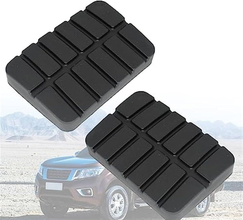 DEMULAX Car Brake Clutch Pedal Rubber Pads Cover Set - Image 1