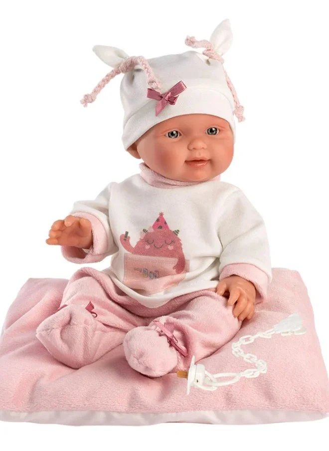 Llorens Baby Say Boo Boo! with cushion