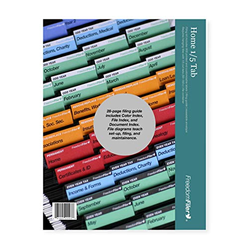 FreedomFiler Home Filing System 1/5 Tab - Image 4