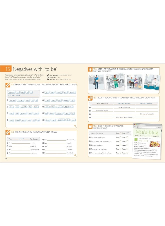 English for Everyone Practice Book Level 1 Beginner : A Complete Self-Study Programme (Dk English for Everyone) - Image 5