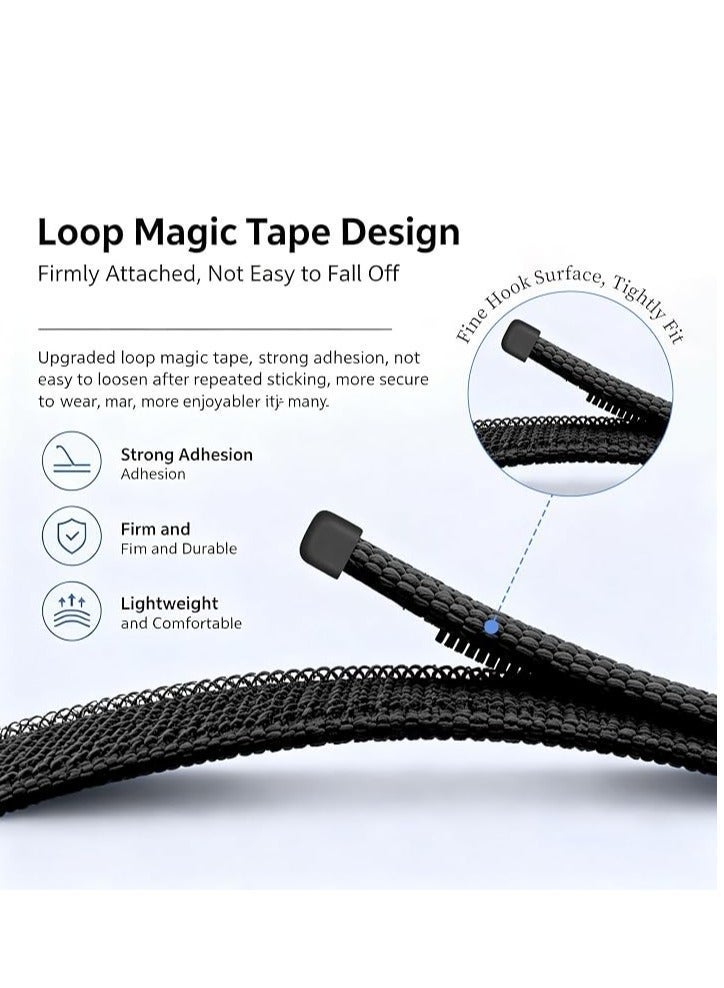 S-Color Strap For Fitbit Air Band | Replacement Nylon Watch Bands | Adjustable Breathable Woven Sport Wristband | Anti-sweat Bracelet Armband Correa For Fitbit Air Fitness Tracker (Sensor device not included) - Image 3