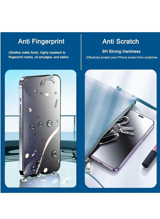 DUSALA 【2-Pack】 iPhone 13 Matte Privacy Ceramic Screen Protector Film Matte Anti-Spy Full Adhesive Flexible【Not A Glass】 Anti-Spy Full Adhesive Flexible Film For iPhone 13 5G (iPhone 13) - Image 5