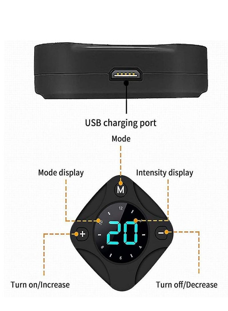 Generic 3 PCS Ems Stimulator, Electric Muscle Stimulator For Workout With Abdominal Stimulator And Arm Leg Stimulator, Smart Fitness For Men  - Image 3