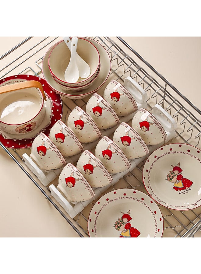 Lowei Bowl Set  New High-value Tableware Set For Home Moving, Wedding, Birthday Gift Bowls, Plates, Dishes - Image 1