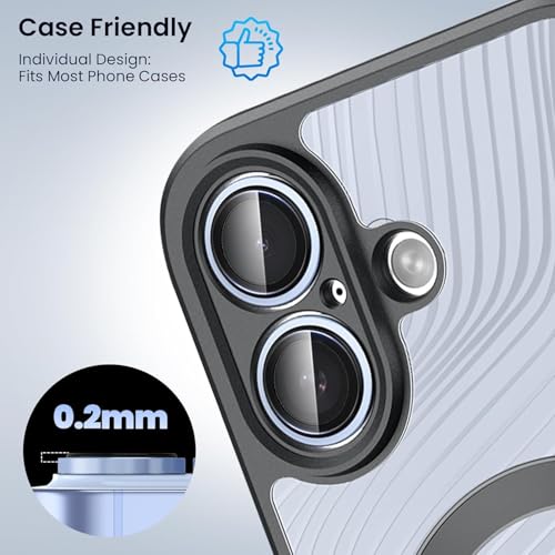 Lensarmor® Compatible With Mist Blue iPhone 17 Camera Lens Protector – 9H Tempered Glass, Scratch Resistant, Flash-Friendly Premium Lens Cover - Image 5
