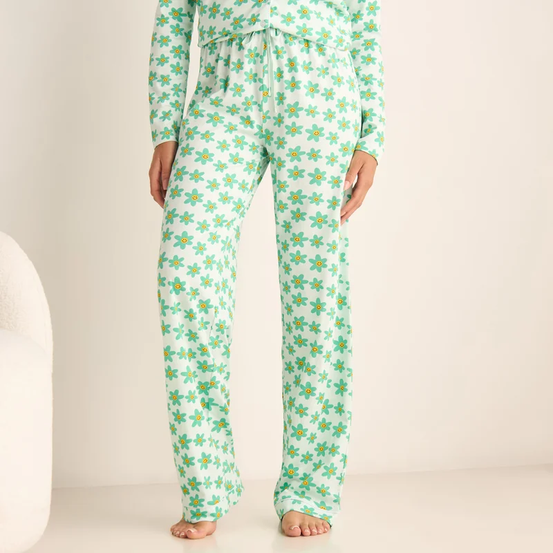 Splash FAV Floral Print Shirt and Pyjama Set