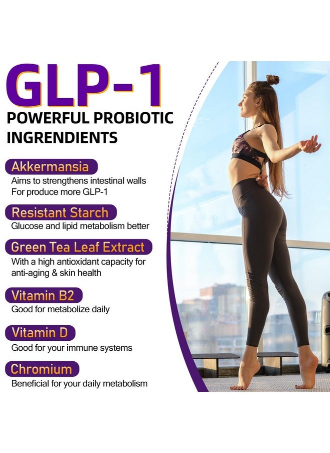 Dmeisy - GLP-1 Probiotic - 300 Billion AFU Akkermansia Muciniphila, Akkermansia Probiotic for Women & Men, for Boost GLP-1, Digestive, Gut, Immunity, Enhances Gut Lining Function & Intestinal Walls, 60 Capsule - Image 1