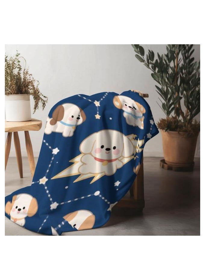 general Flannel thin blanket (warm and comfortable, suitable for sleep, gaming, dust removal and sandproof) 150cm*200cm - 309 - Image 1