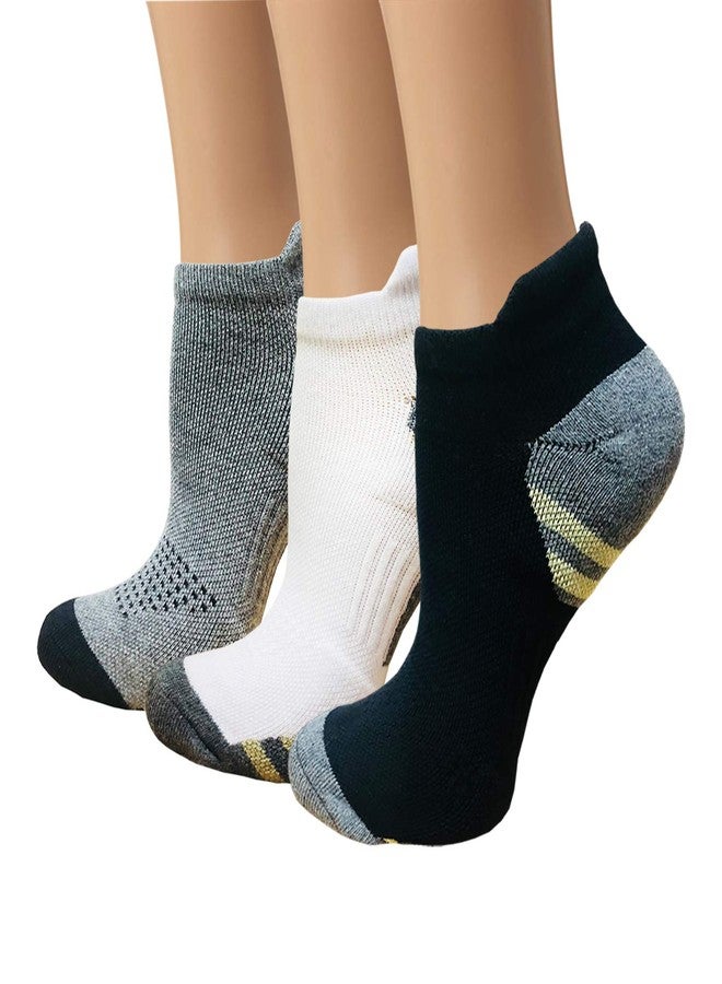 Sooverki Copper Compression Socks Women and Men 3 Pairs - Circulation Arch Support Plantar Fasciitis Running Ankle Socks - Image 1