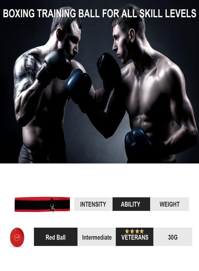 Dermasy Upgraded Boxing Reflex Ball, Boxing Training Ball with Headband Perfect for Reaction, Punching Speed, Fight Skill, Fitness, Newst Boxing Equipment (1 Ball) - Image 4
