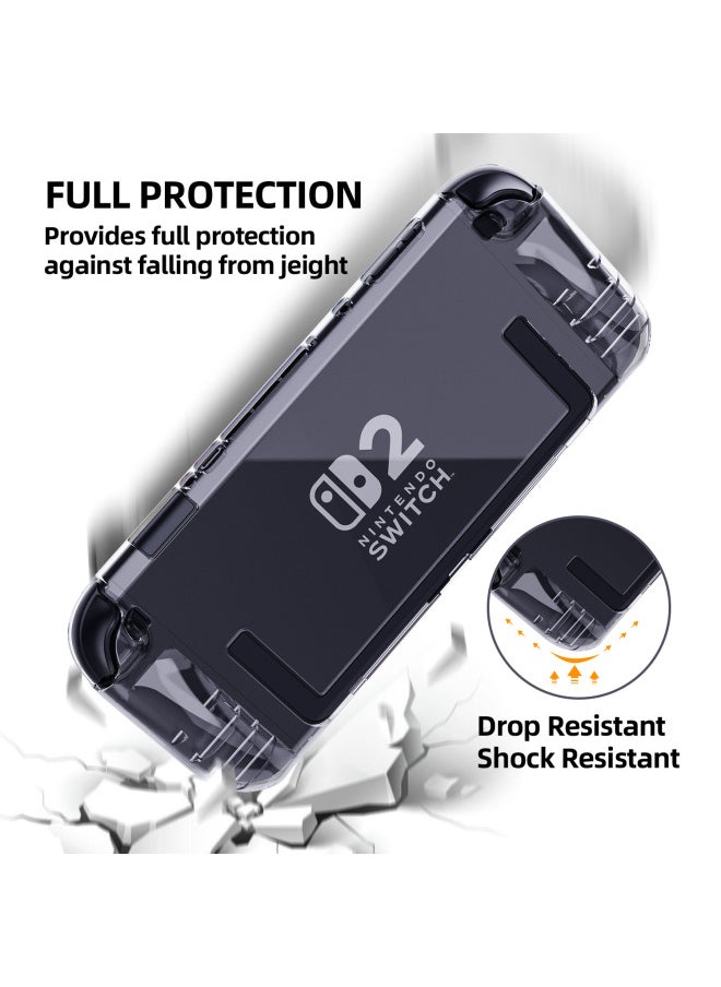 Generic Suitable For Nintendo Switch2 Protective Case Game Accessories Ns One-piece Tpu With Grip Protective Case Transparent-Product's Colour:Transparent-Model:Switch2 Generation(2025)  - Image 2