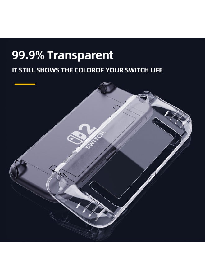 Generic Suitable For Nintendo Switch2 Protective Case Game Accessories Ns One-piece Tpu With Grip Protective Case Transparent-Product's Colour:Transparent-Model:Switch2 Generation(2025)  - Image 4