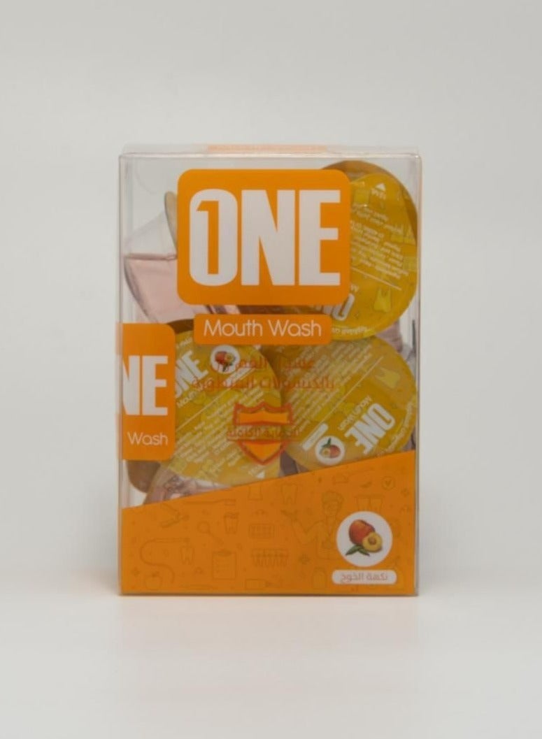 One Advanced Mouth wash Peaches Flavor Capsules - 20 * 15 ml - Image 2