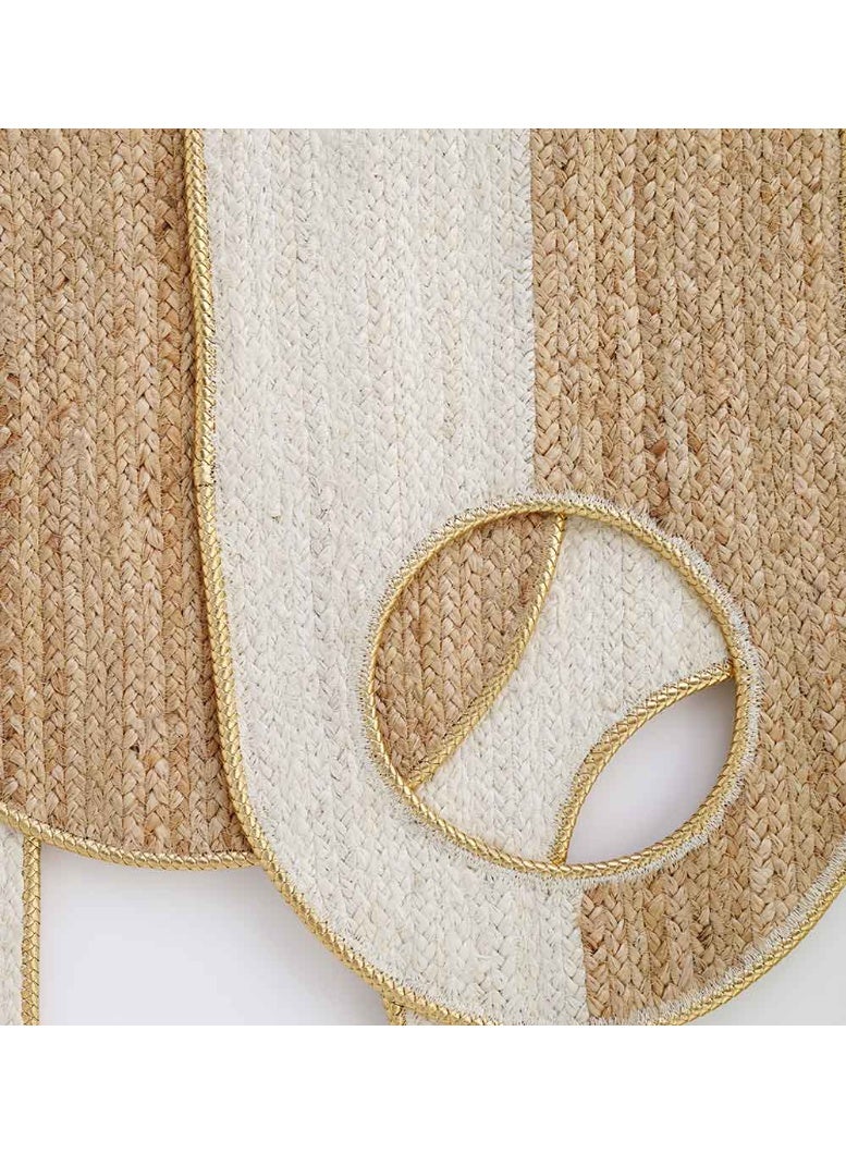 Ramsha Handmade wall decor wall hanging for bedroom jute WH-056 Wall frame 87x130 cm - Image 3