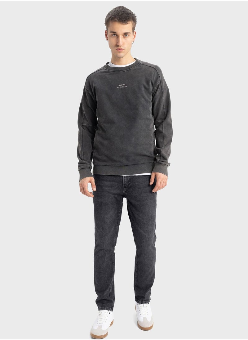 DeFacto - Man Regular Fit Sweat Shirt - Image 1