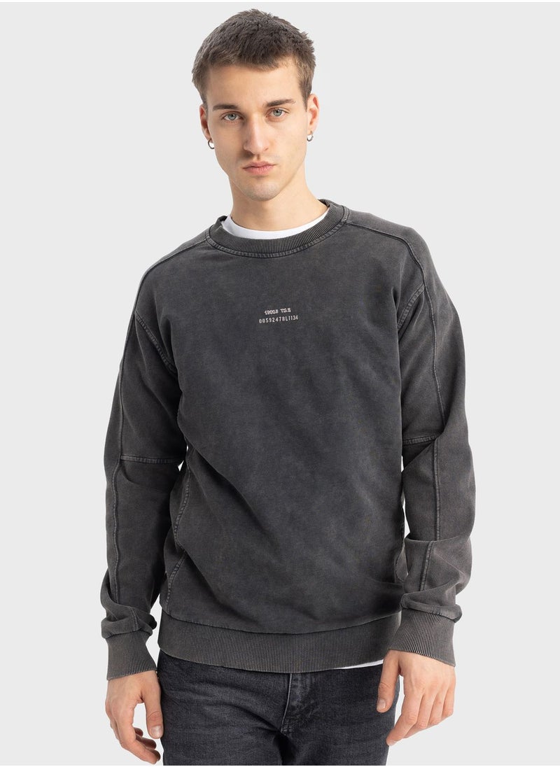 DeFacto - Man Regular Fit Sweat Shirt - Image 1
