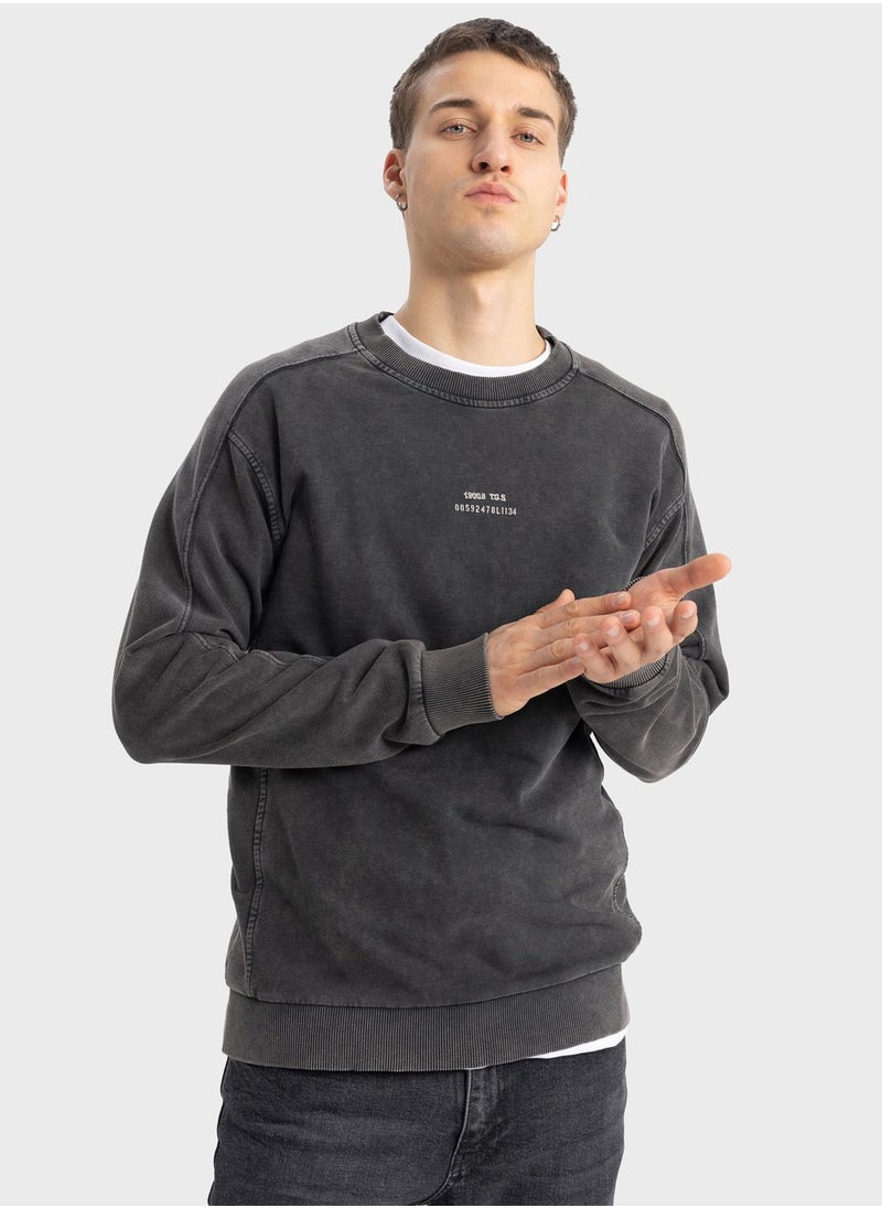 DeFacto - Man Regular Fit Sweat Shirt - Image 1