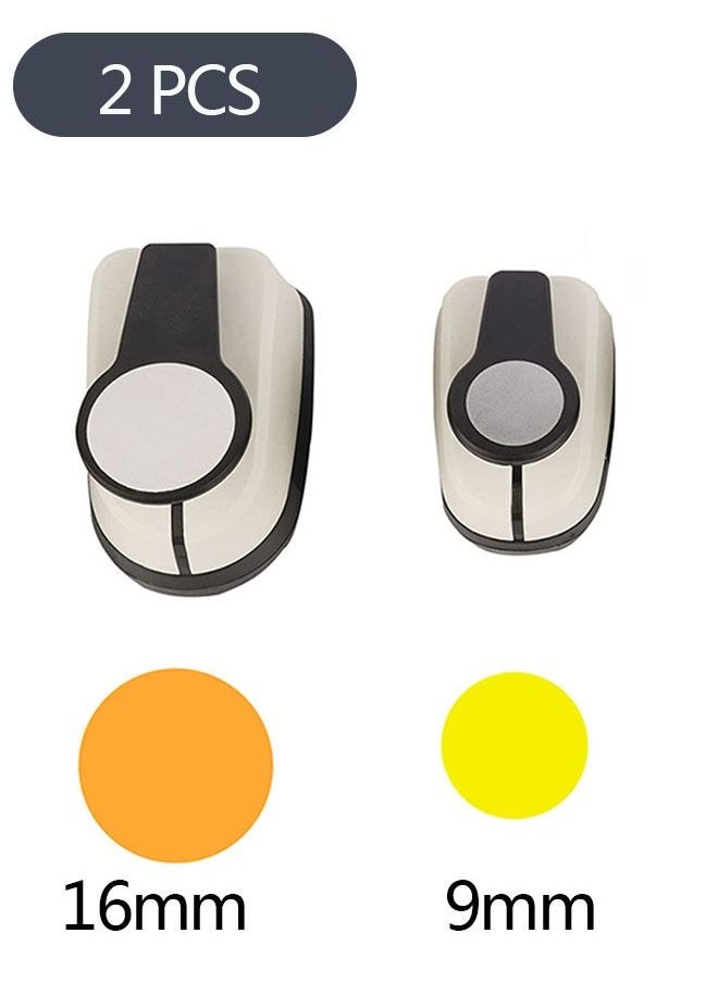 Ant 2-Piece Round Puncher Hole Embossing Machine, Children's Embossing Machine for Handmade DIY Making Paper  - Image 1