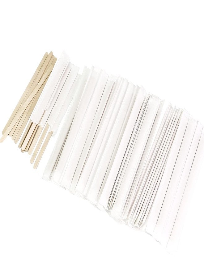 MonYouGe 1000Pcs Coffee Stir Sticks, 5.5 Inch Individually Wrapped Coffee Stirrers Sticks, Premium Disposable Wooden Drink Stirrers for Coffee Beverage Tea Milk - Image 1