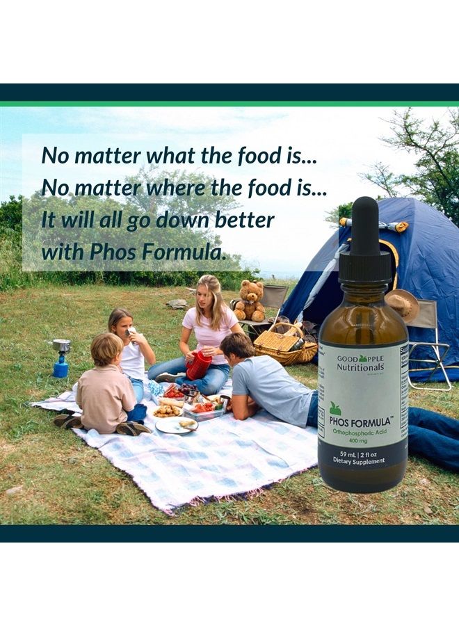 GoodApple Nutritionals Phosphorus Supplement | Nausea | Supports Bone Health | Phos Formula 2 fl oz - Image 5
