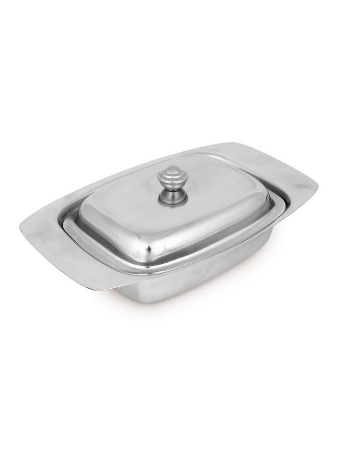 Dynore Stainless Steel Butter Box Container, Dish/Butter Pot with Lid 250 Gram - Image 5