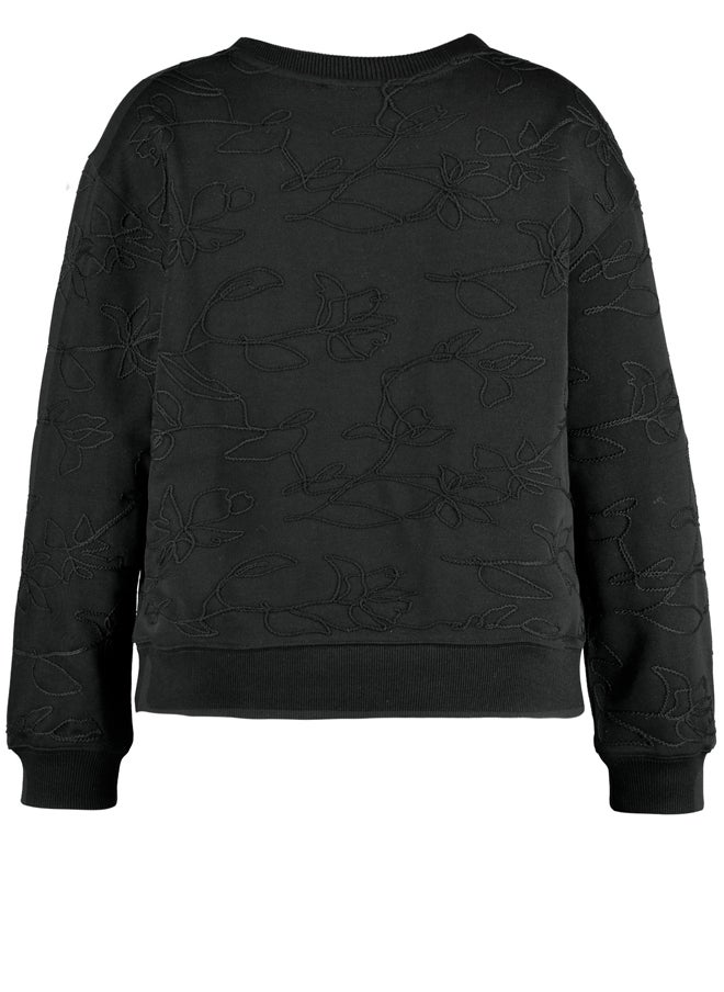 Samoon Appliquéd Cord Sweatshirt  - Image 4