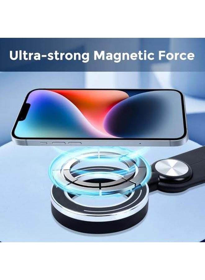 erorex Phone Holder Mount For Mag Safe Bendable Magnetic Car Holder With Sticky Adhesive Universal Magnetic Phone Mount For Hands Free Use Compatible With All Smartphones With Mag Safe Ring  - Image 4