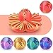 Minleway Gear Ball 3D Printed Cube Fidget ToyGear Sphere Fidget ToysSensory Toys for Stress and Anxiety Relief Desk Toy Fidget SpinnersStocking Stuffers for Adults Kids GiftGolden Red 23 Inch - Image 2