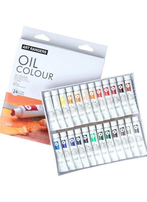 Art Rangers-Oil Colour Pack Of 24 Tubes 12ml