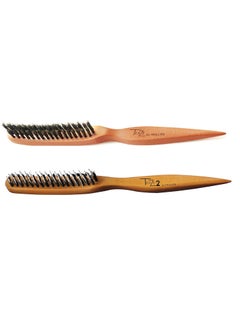 Phillips Brush Phillips Brush Teaze  Teaze 2 Hair Brush Combo Pack  Superior Styling Parting  Layering Wooden Construction  Boar Bristles 