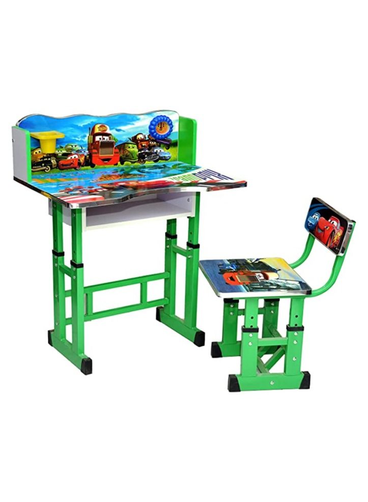 KARNAK Adjustable Kids Study Desk And Chair Set Educational Study Table And Chair Set For Kids Random Print  - Image 2