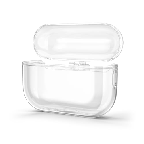 Tobfit Case for AirPods Pro 2, Wireless Charging, Powerful Drop Protection, TPU, Tough Magnetic Cover for AirPods Pro 1st/2nd Generation (2023/2022/2019)- Clear - Image 2