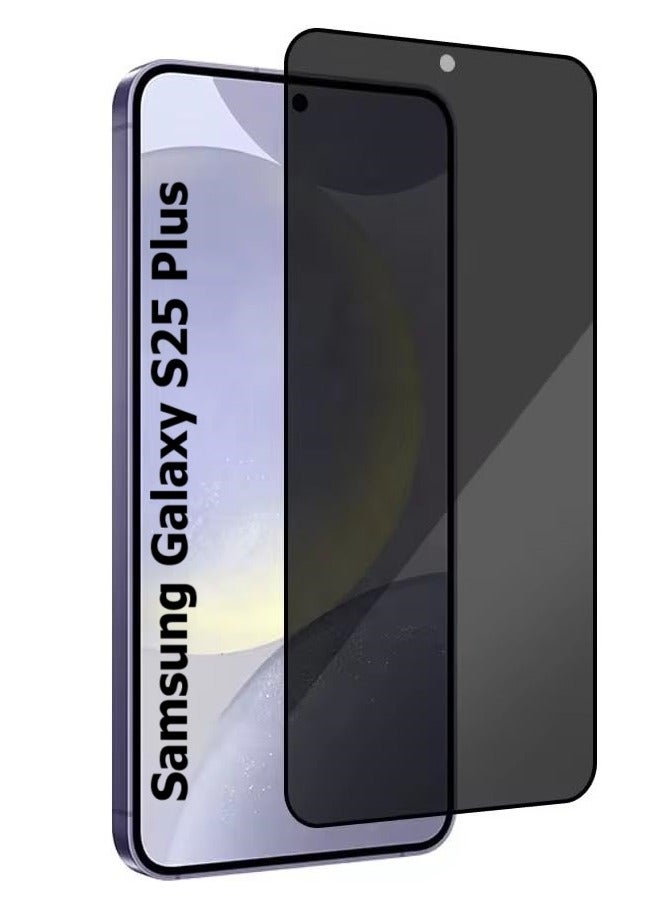 Glass for Samsung Galaxy S25 Plus Privacy Glass Screen Protector Anti-Spy Tempered Glass Film 9H Hardness Scratch Resistant for Samsung Galaxy S25 Plus - Image 1