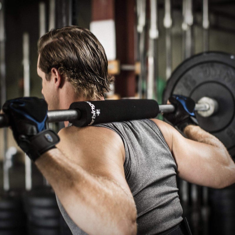 Harbinger NeoTek Foam Core Bar Pad, Olympic 16-Inch, Black - Image 4