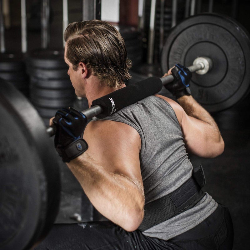 Harbinger NeoTek Foam Core Bar Pad, Olympic 16-Inch, Black - Image 3