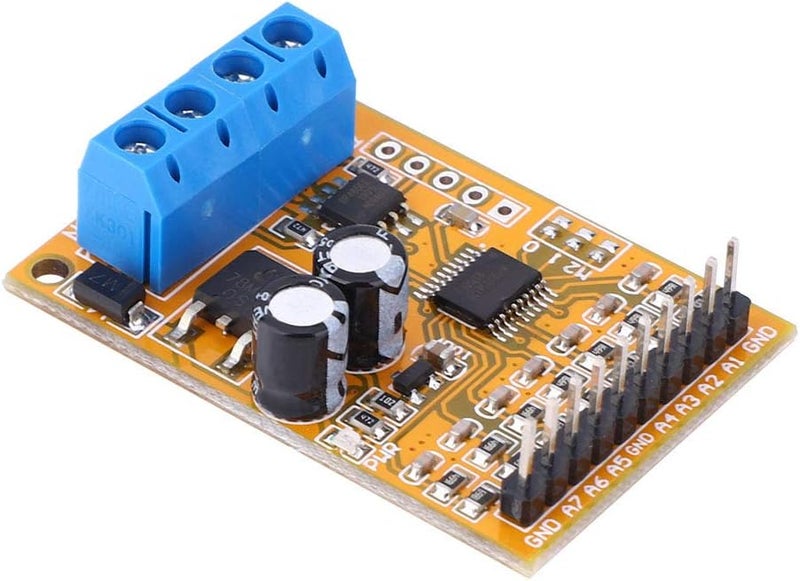 7 Channel RS485 Voltage Analog Collector ADC Modbus RTU 03 06 Function Code, Analog Voltage Sampler for voltage measurement range 0 5V, with computer serial super port input, - Image 3