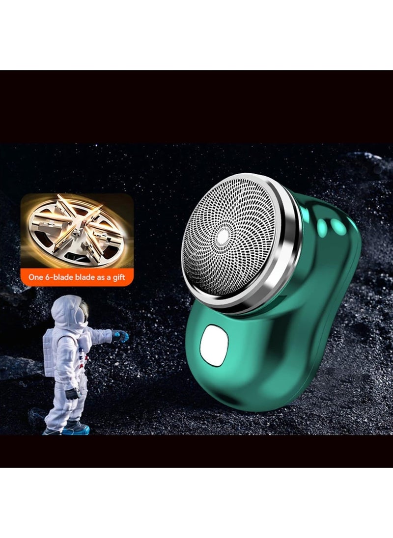 ELTERAZONE Electric Razor for Men, Newest Mini-Shave Portable Electric Shaver, Pocket Size Portable Shaver Wet and Dry Mens Razor USB Shaver Charging Easy One-Button Use Suitable for Home,Car,Travel - Image 3