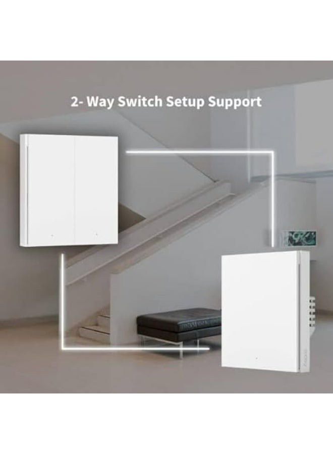 أكارا مفتاح حائط ذكي Aqara H1 Pro، بتقنية Zigbee 3.0، زر واحد بدون سلك محايد - ذهبي - Image 5