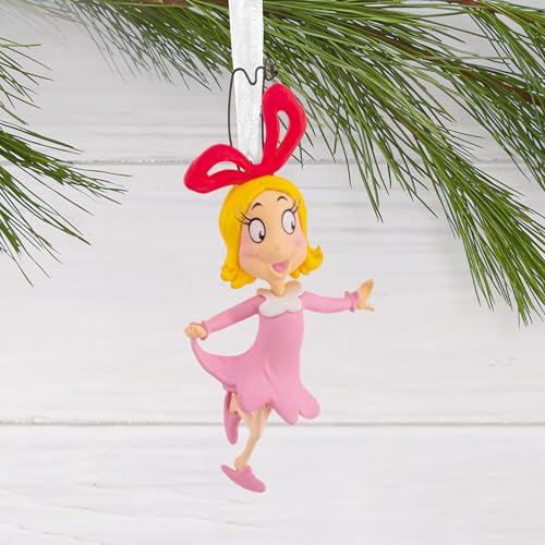 Hallmark Christmas Ornament, Dr. Seuss's How the Grinch Stole Christmas! Cindy-Lou Who Ornament, Christmas Movie Gifts - Image 3