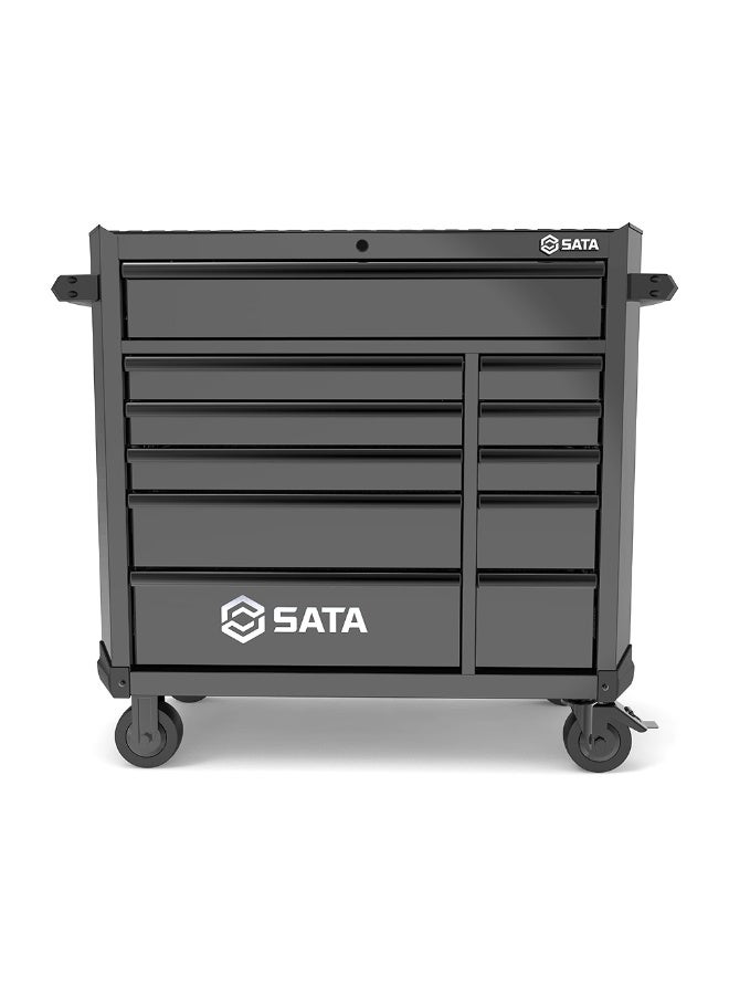 SATA ST95114G-B 11 Drawer Roller Cabinet - Pro Black - Image 2