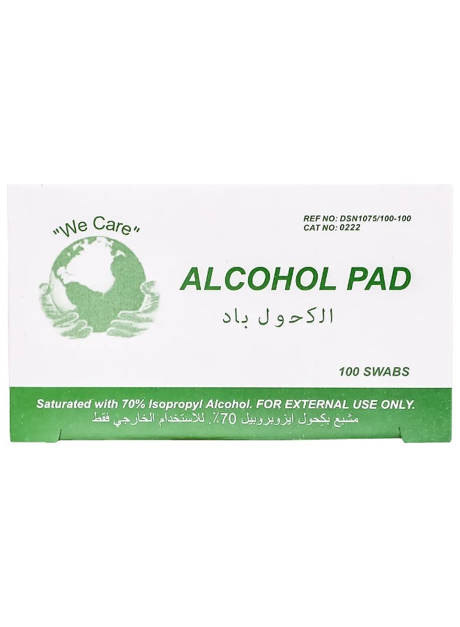 we care Medical alcohol swabs, 400 pieces in four packs - Image 3