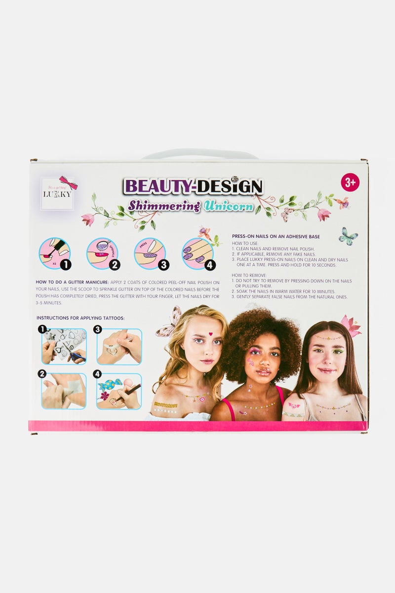 Lucky 21 Pcs Beauty Design Shimmering Unicorn Set - Image 2