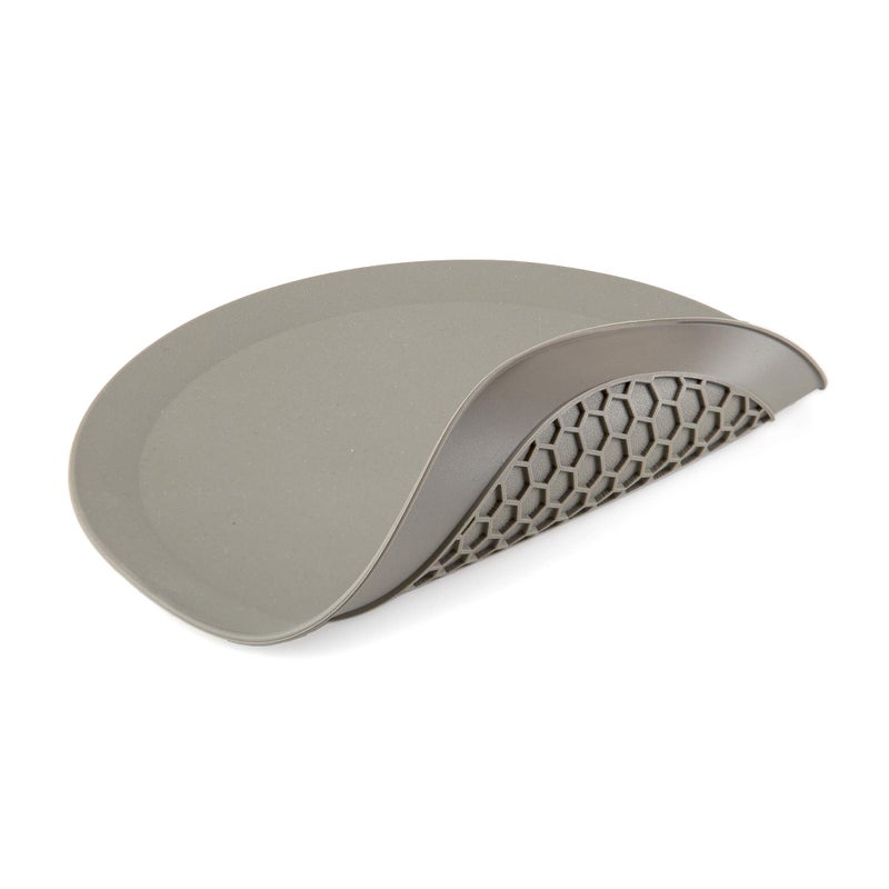 PrepSolutions Compact Microwave MultiMat 95 Inches Gray Microwave Food Splatter Protector HeatResistant Trivet