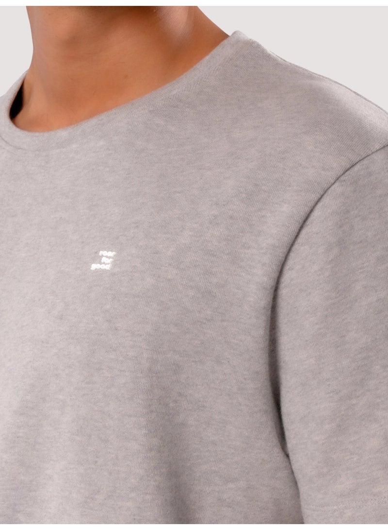 ROAR FOR GOOD Men's Oversized Solid T-Shirt | Relaxed Fit Round Neck Half Sleeve Casual Tee | Soft Cotton Blend Everyday Wear T-Shirt - Image 3