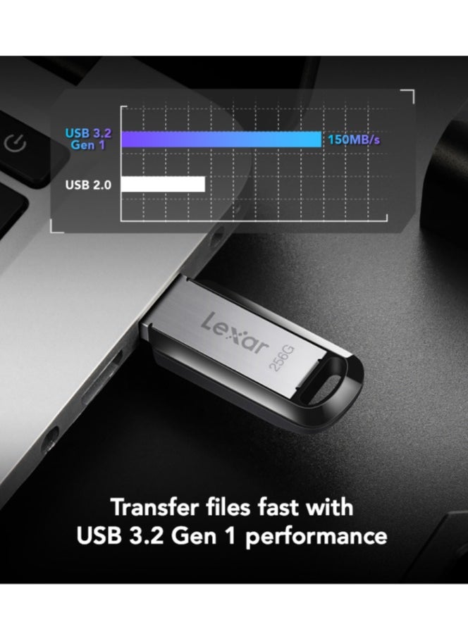 محرك أقراص فلاش Lexar JumpDrive M400 بسعة 256 جيجابايت USB 3.0، بسرعة تصل إلى 150 ميجابايت/ثانية  - Image 2