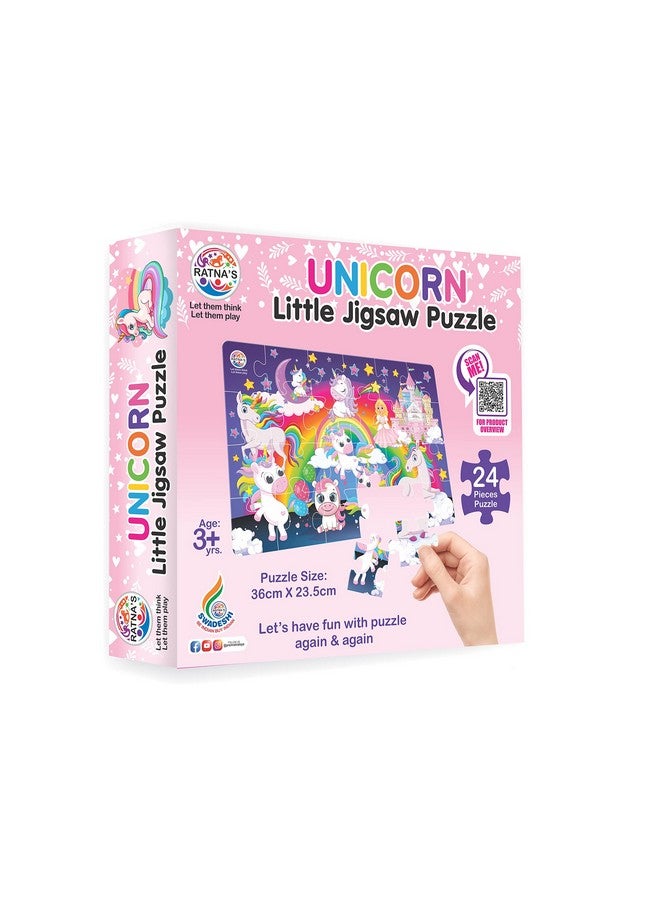 Ratna's Unicorn Little Jigsaw Puzzle 24 Pieces for Kids 3+ Years - Image 5