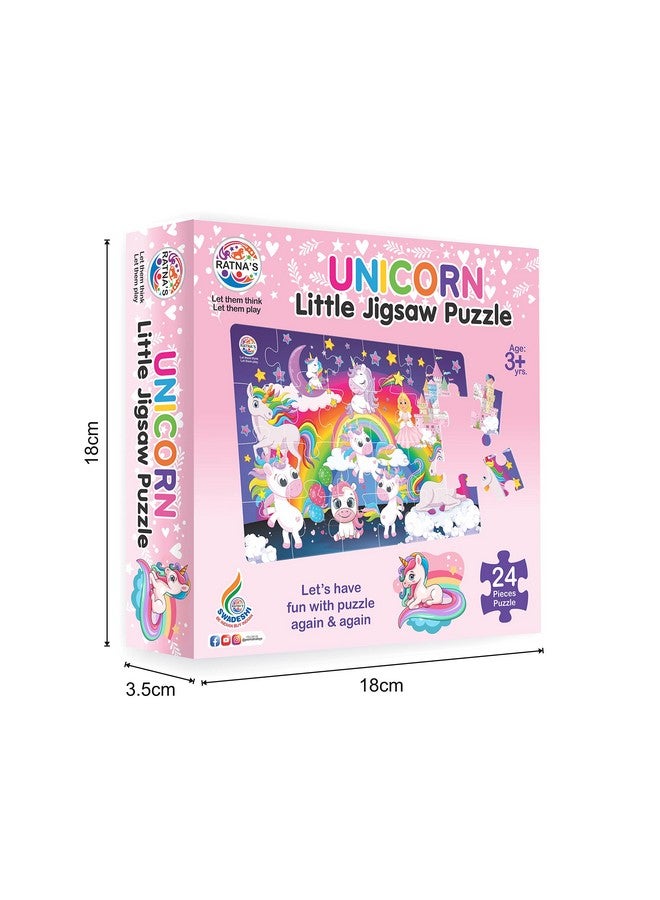 Ratna's Unicorn Little Jigsaw Puzzle 24 Pieces for Kids 3+ Years - Image 4