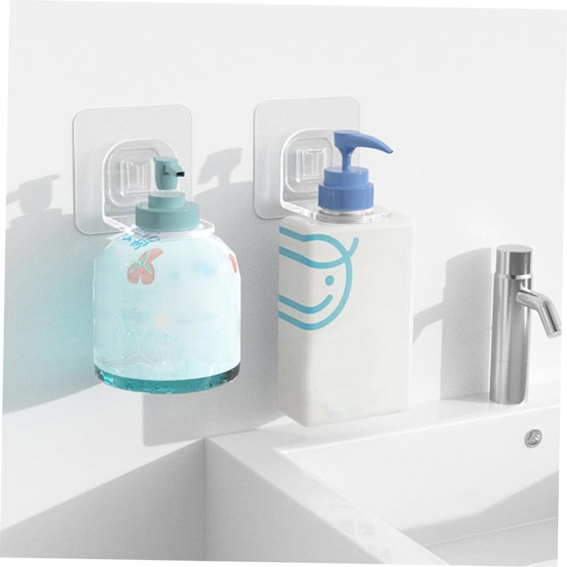 Wall Mounted Bathroom Shelf With Easy Press Non Marking Sticker Design Sturdy Storage Rack - Image 3