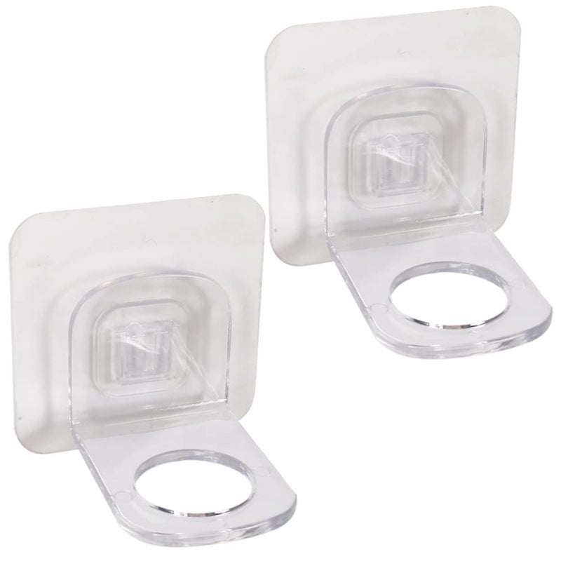 Wall Mounted Bathroom Shelf With Easy Press Non Marking Sticker Design Sturdy Storage Rack - Image 2